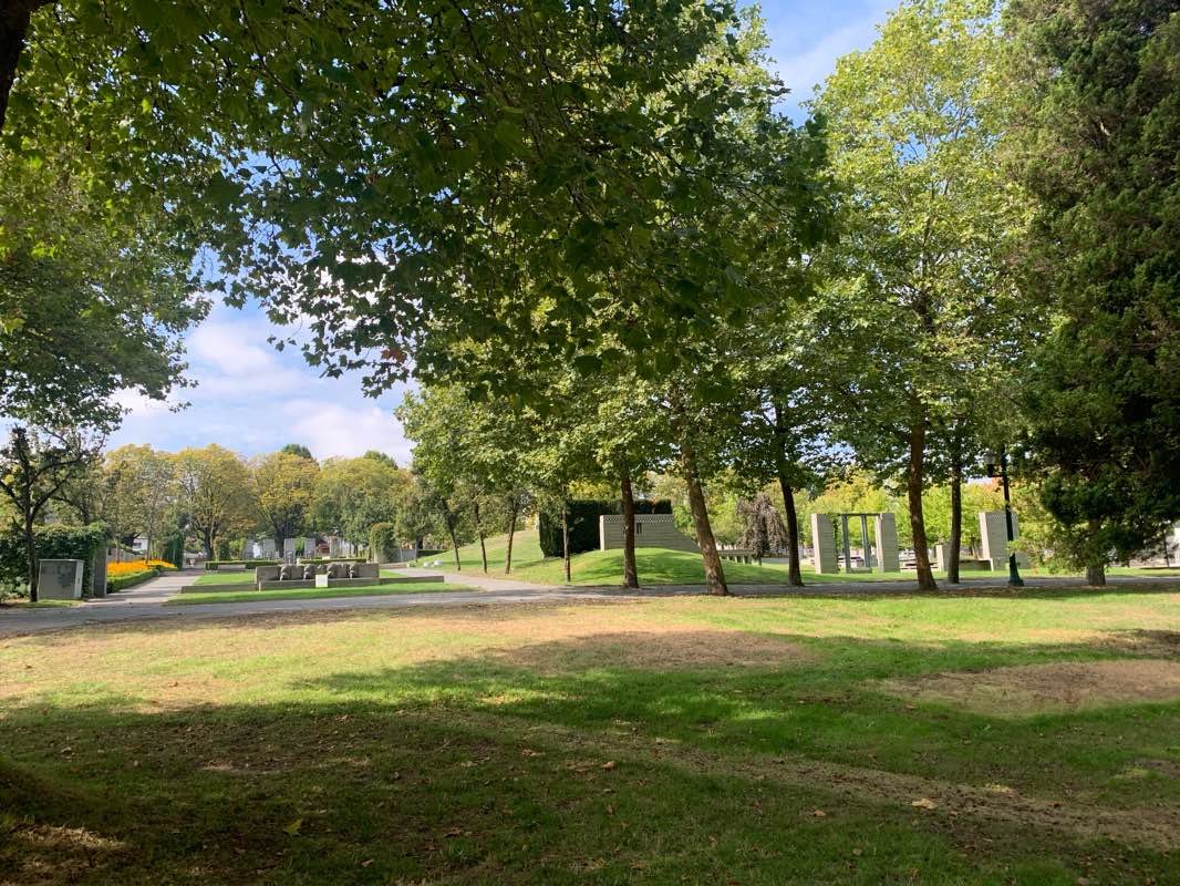walking near me in Hastings Park in autumn