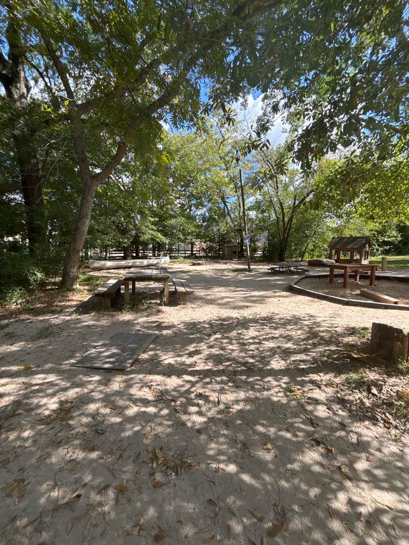 walking near me in Russ Pitman Park in autumn