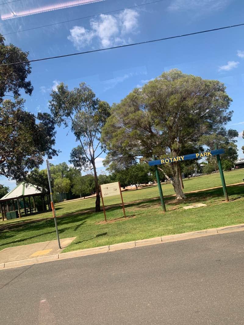 walking near me in Rotary Park in summer