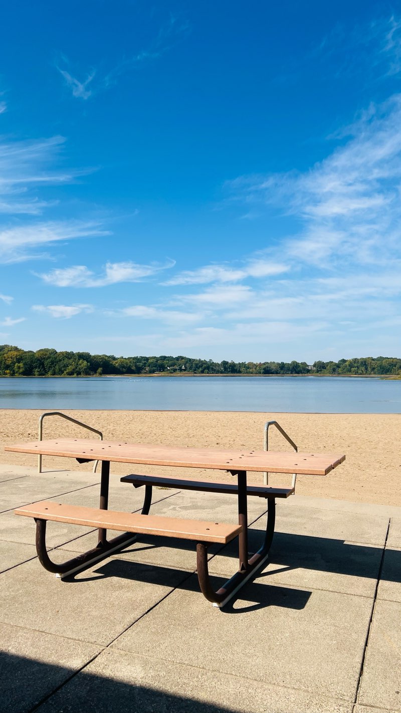 walking near me in Bush Lake Park in autumn