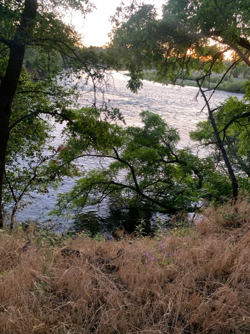 walking near me in Sun River Park in spring
