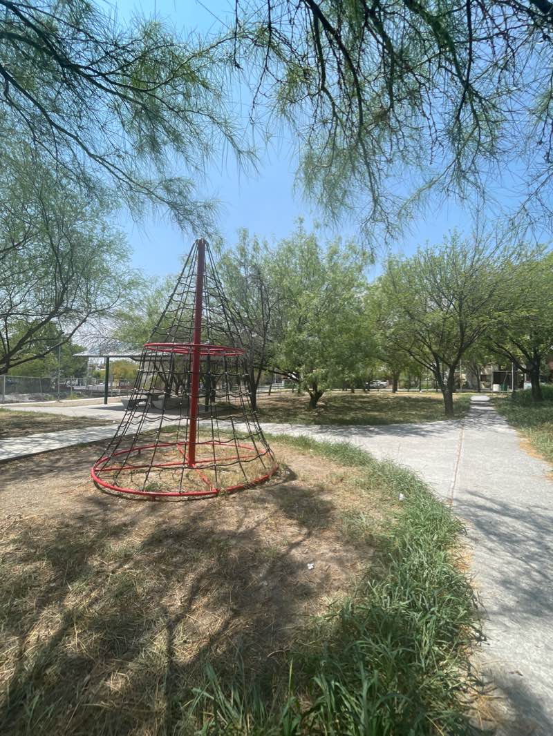 walking near me in Parque la primavera. in winter