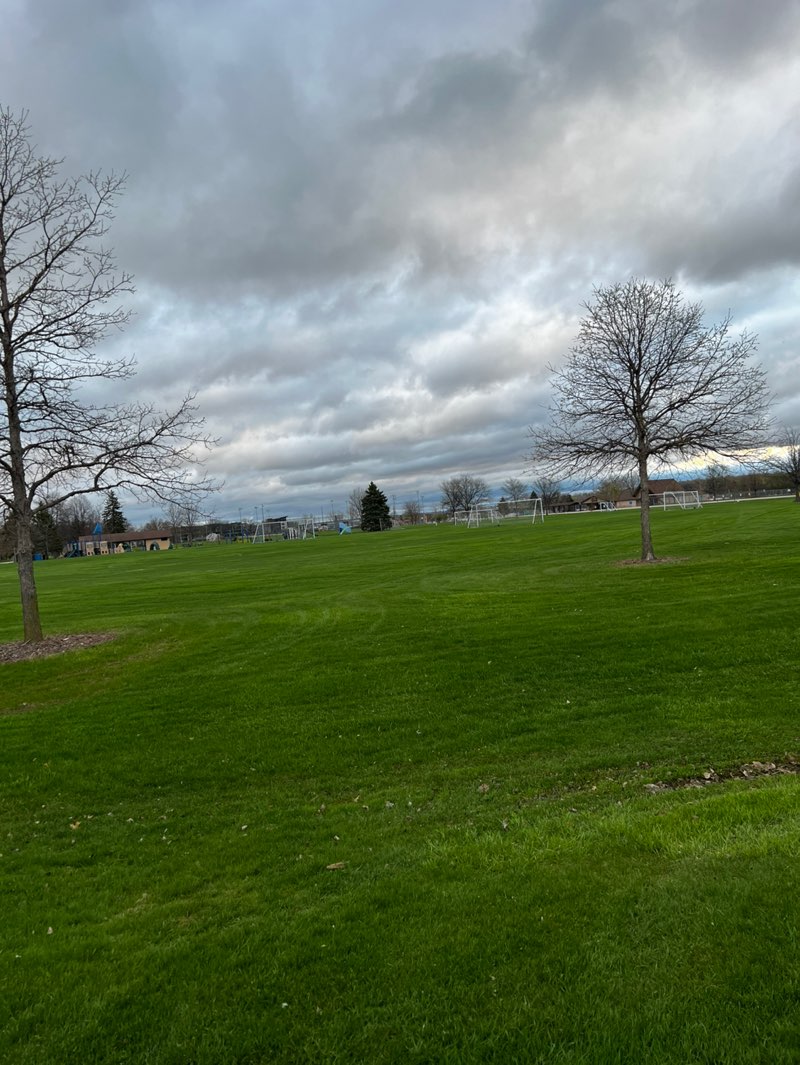walking near me in Ashwaubomay Memorial Park in spring