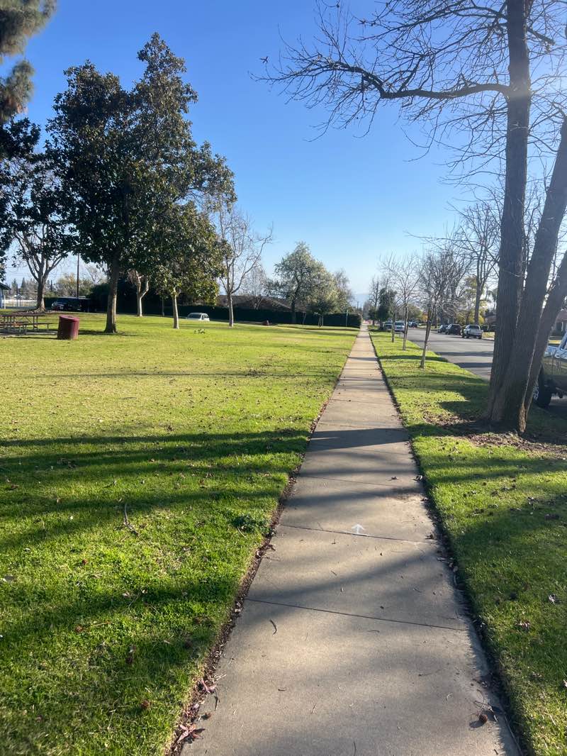 walking near me in Sierra Vista Park in winter