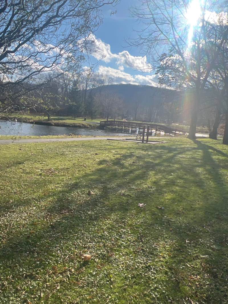 walking near me in Rogers Park Memorial Field in winter