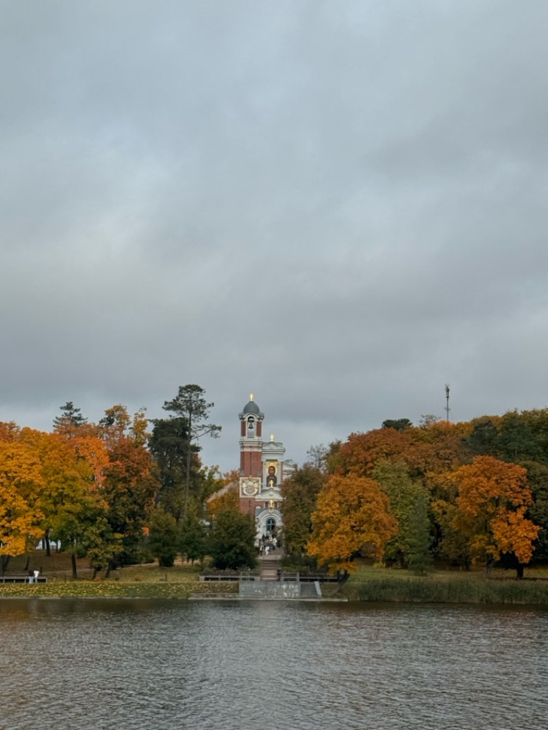 walking near me in English landscape park in autumn