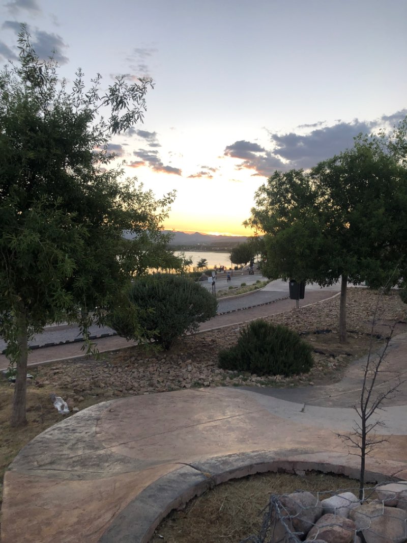 walking near me in Parque El Reliz in winter