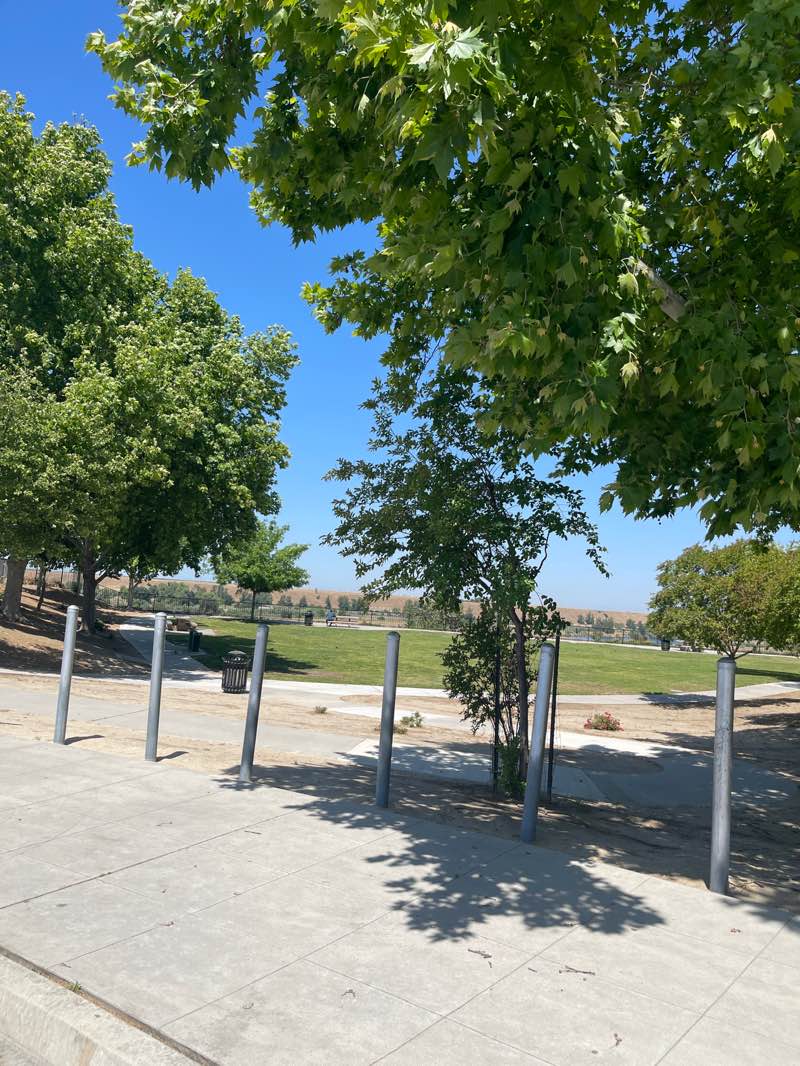 walking near me in Spano Park in spring