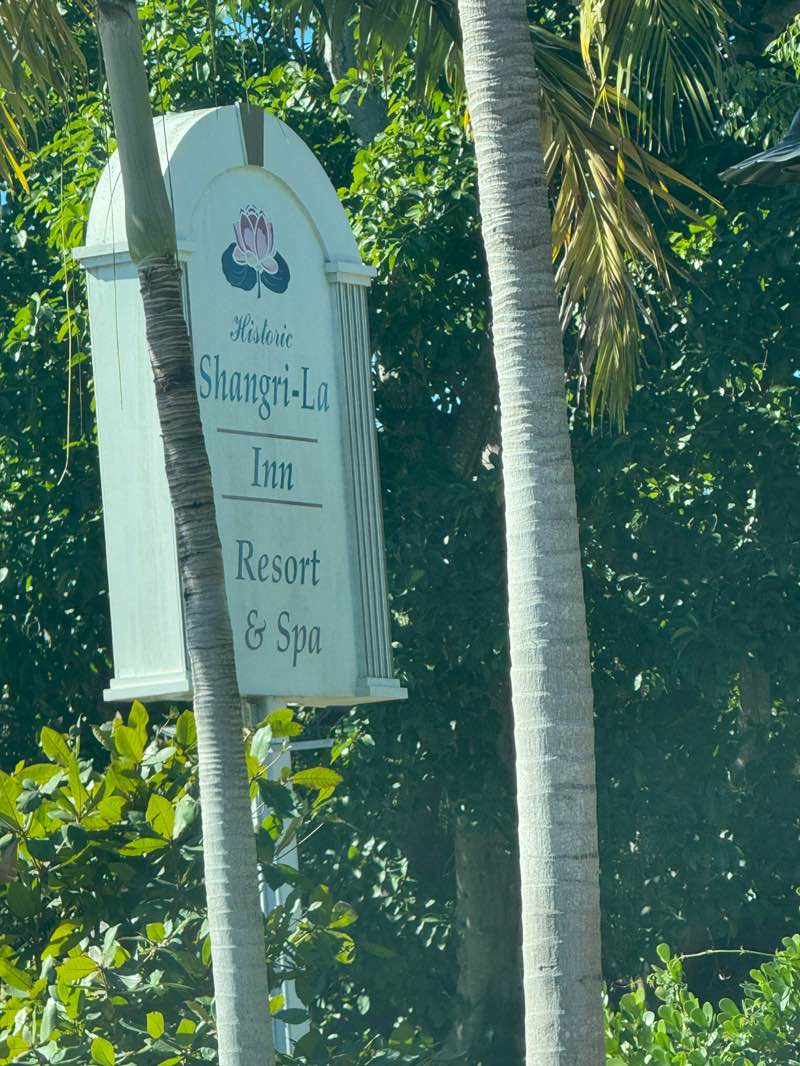 walking near me in Shangri-La Resort in winter