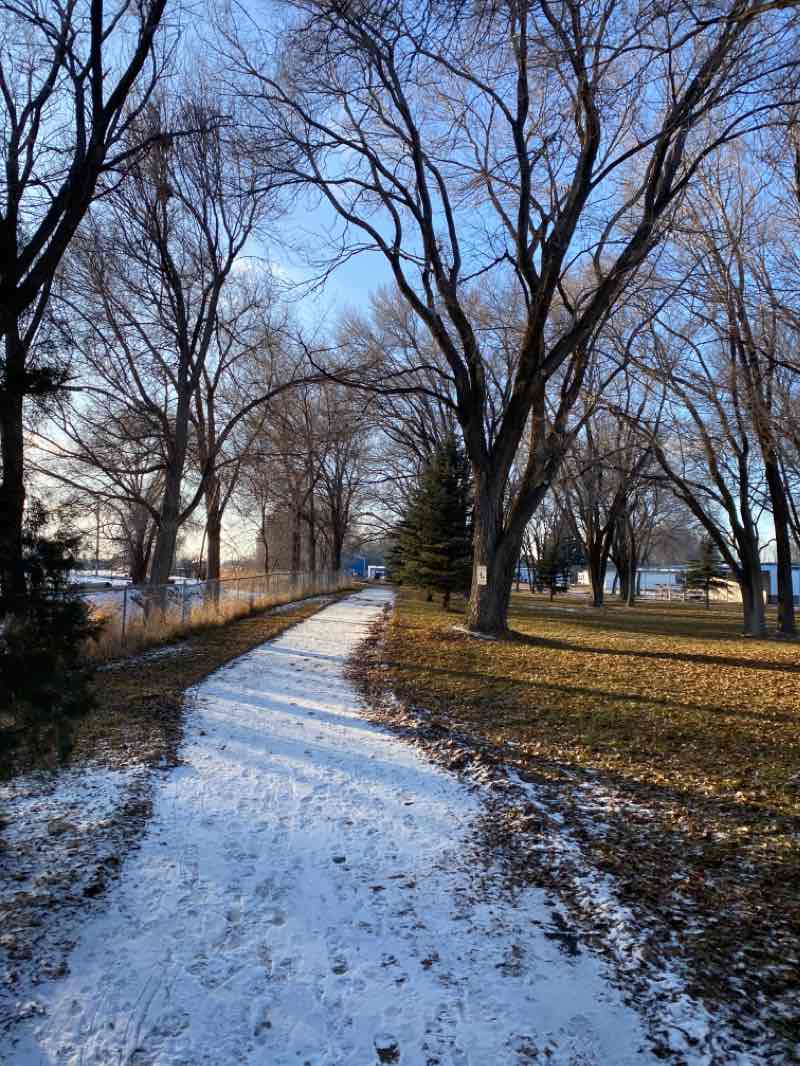 walking near me in Jefferson County Fairgrouds in winter