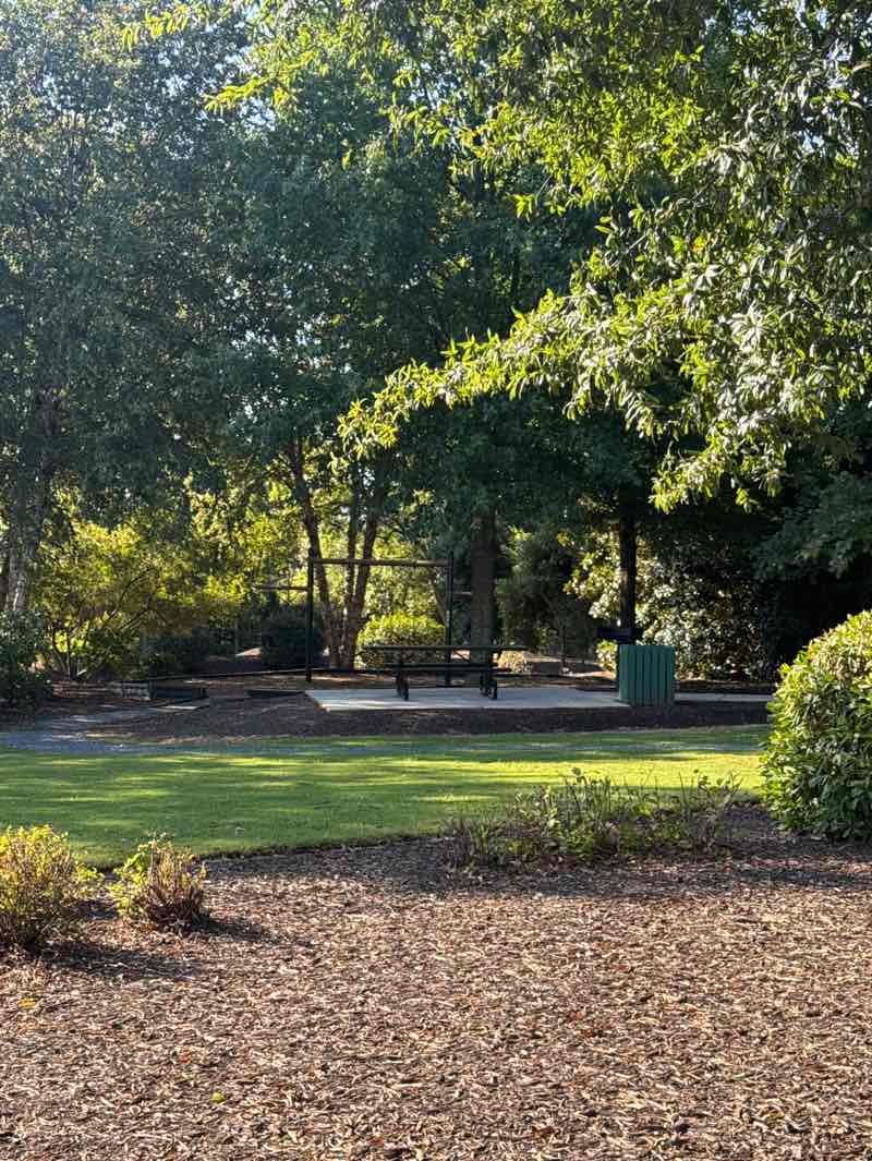 walking near me in Green Avenue Memorial Park in autumn