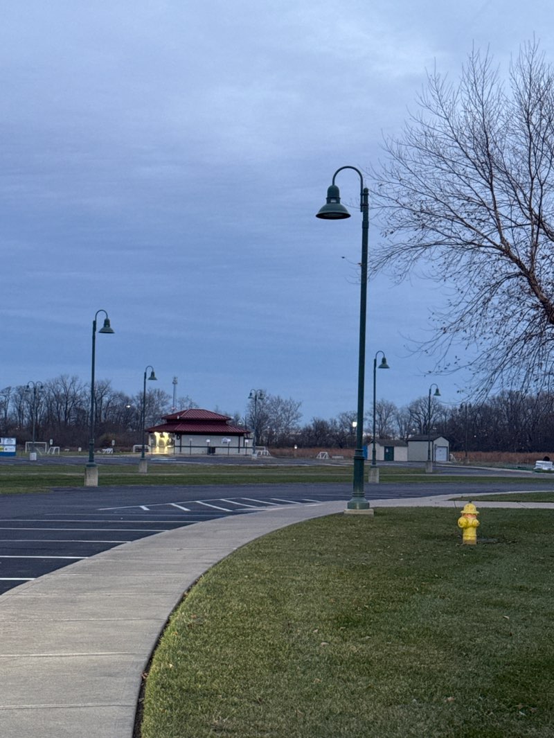 walking near me in Blue River Memorial Park in autumn