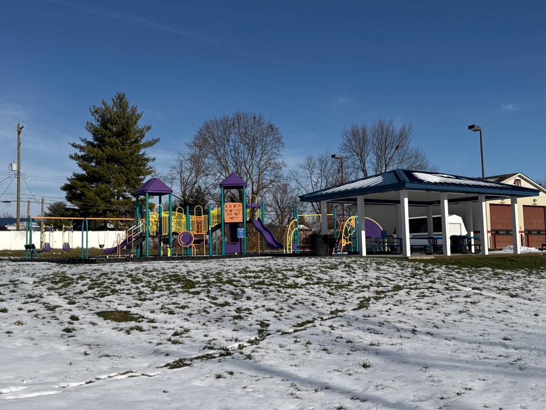 walking near me in East Park in winter