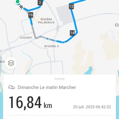 PACER MARCHEURS BLANC PALMERAIE koko post image