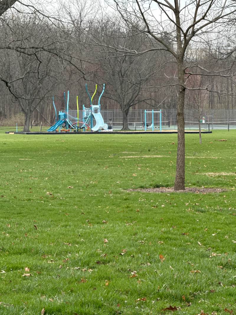 walking near me in Village South Park in spring