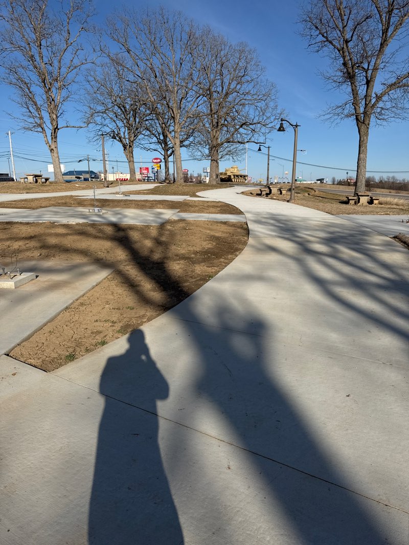 walking near me in George M. Reed Roadside Park in spring