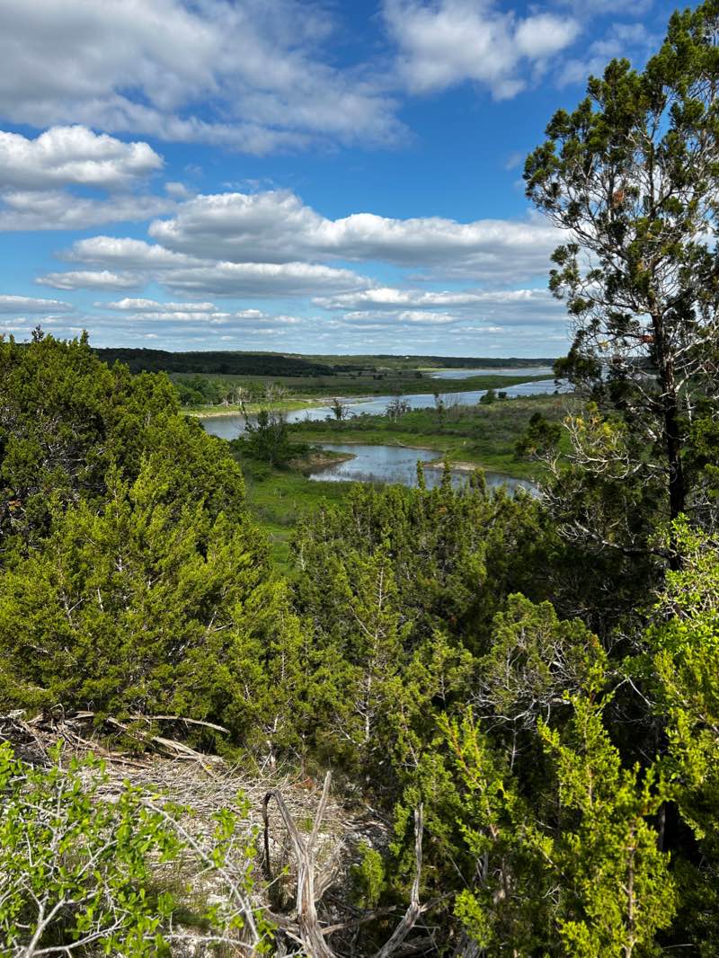 walking near me in Tejas Park in winter