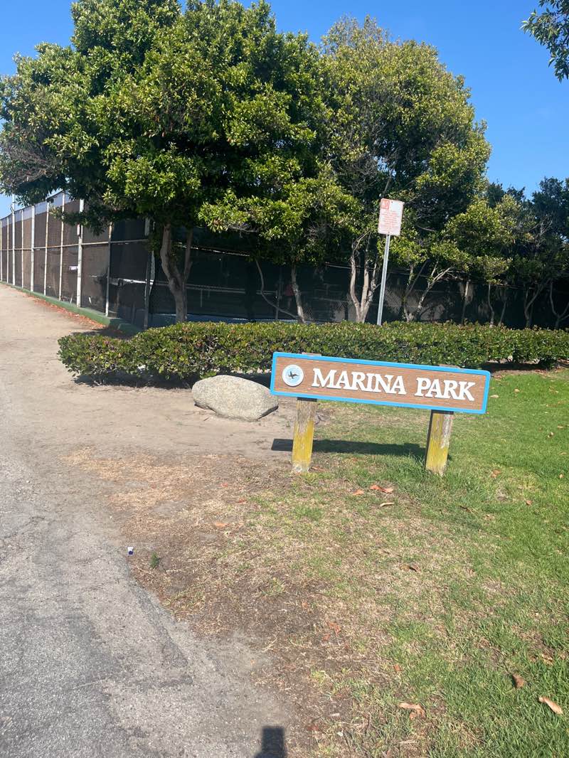 walking near me in Marina Community Park in autumn