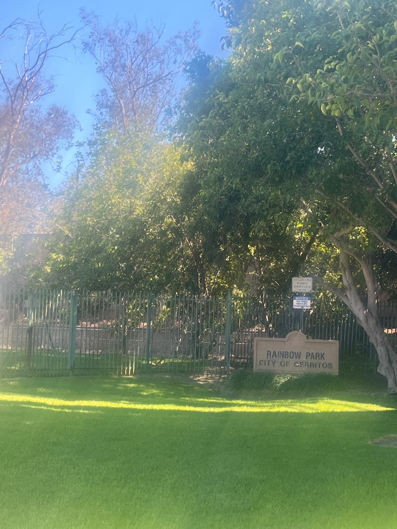 walking near me in Rainbow Park in autumn