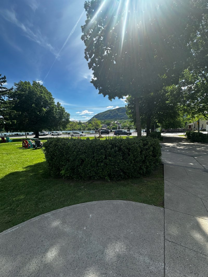 walking near me in Parc Galilée in winter