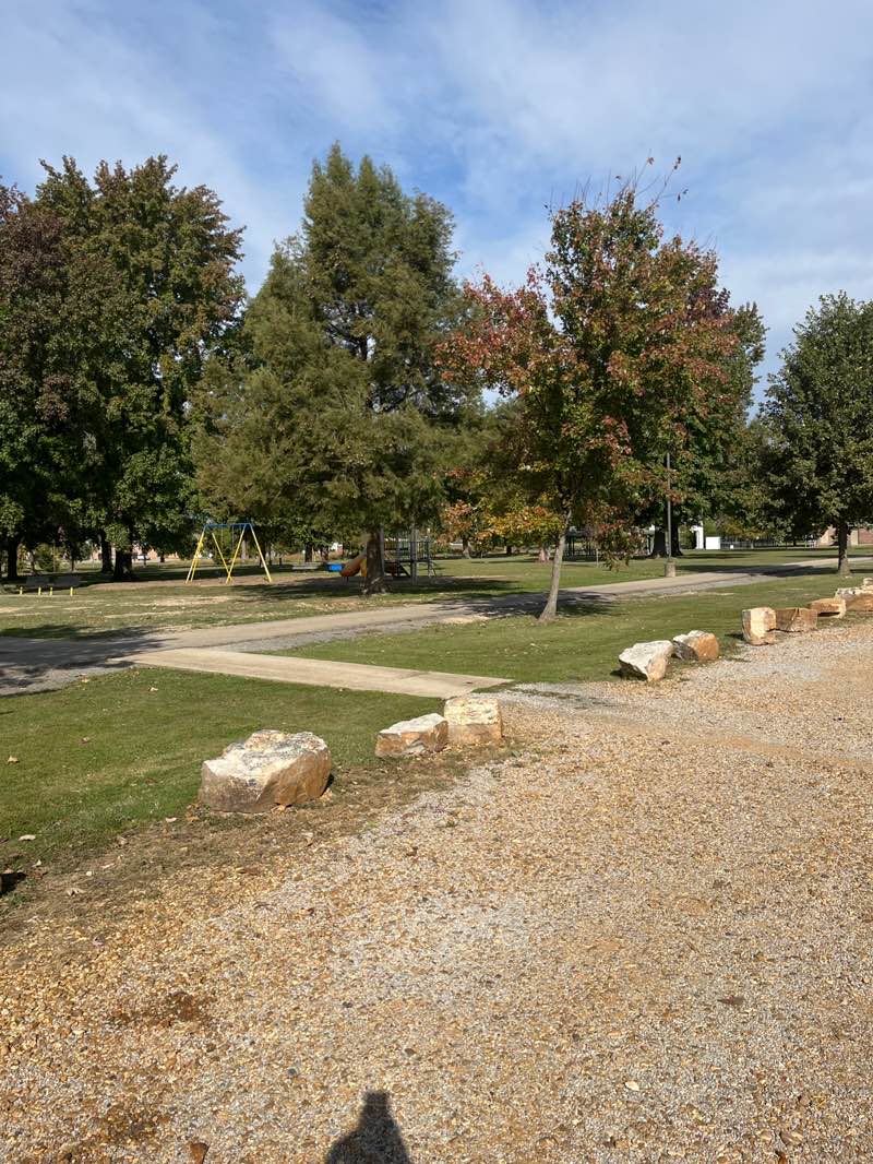 walking near me in Dexter City Park in autumn