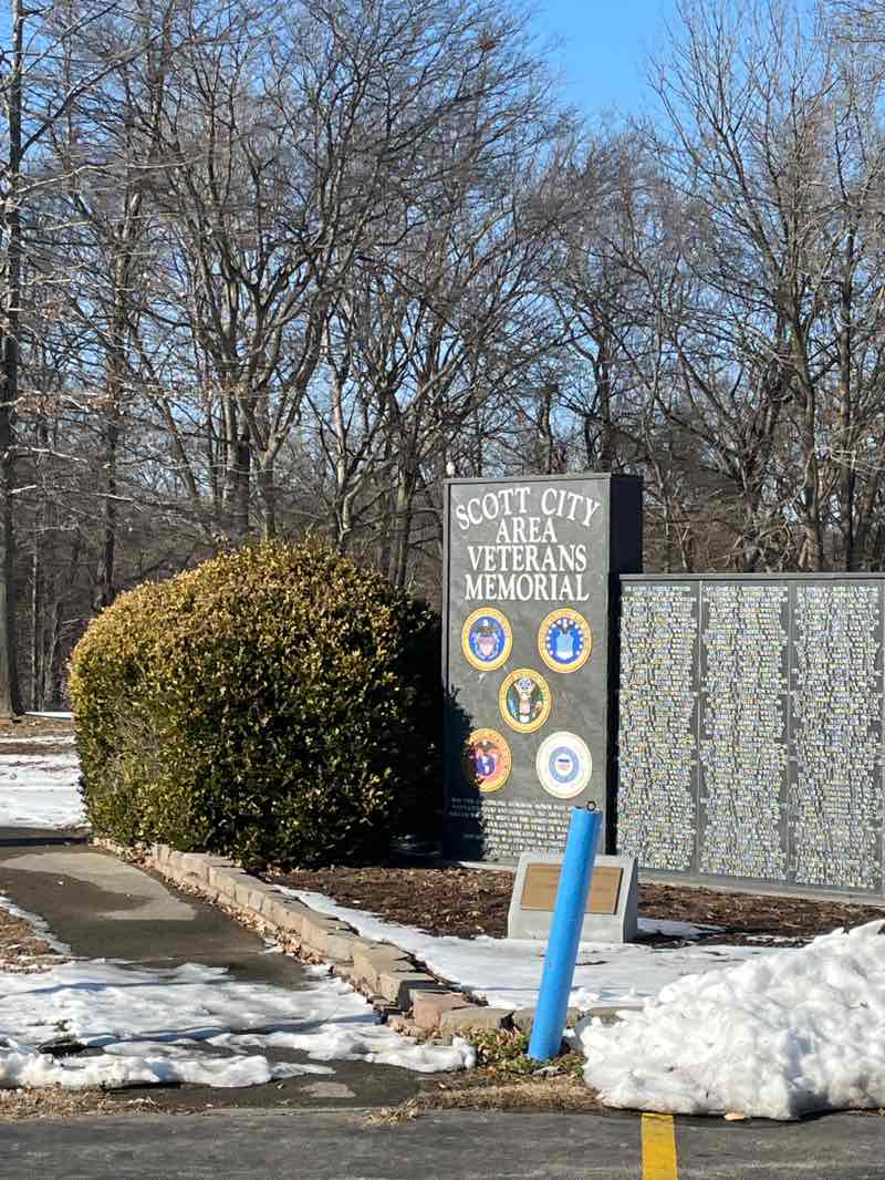 walking near me in Scott City Park and Public Pool in winter