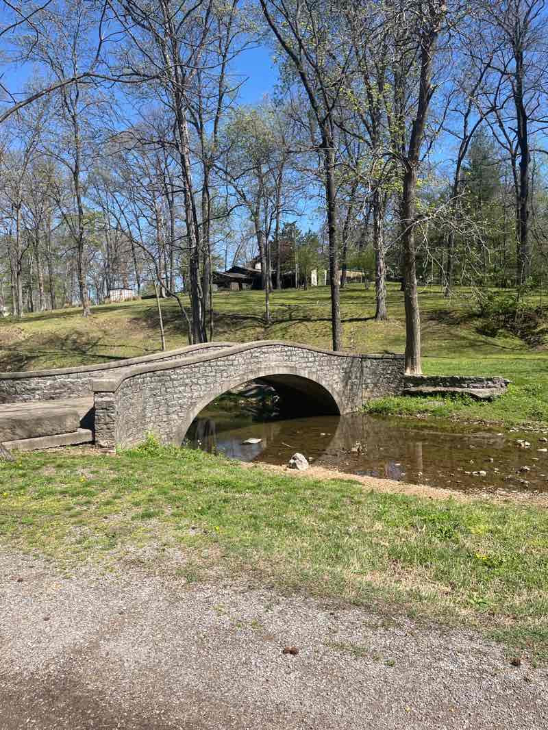 walking near me in Dennis Scivally Park in spring