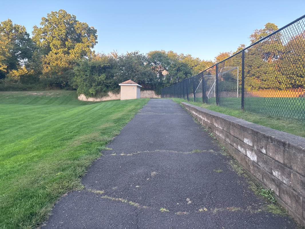 walking near me in Burroughs Park in autumn