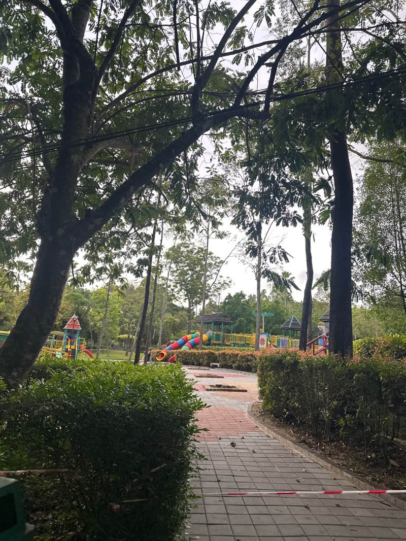 walking near me in Tun Fuad Memorial Garden in autumn