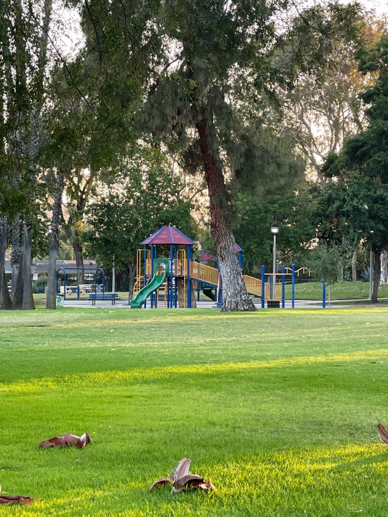 walking near me in Tony Cerda Park in summer