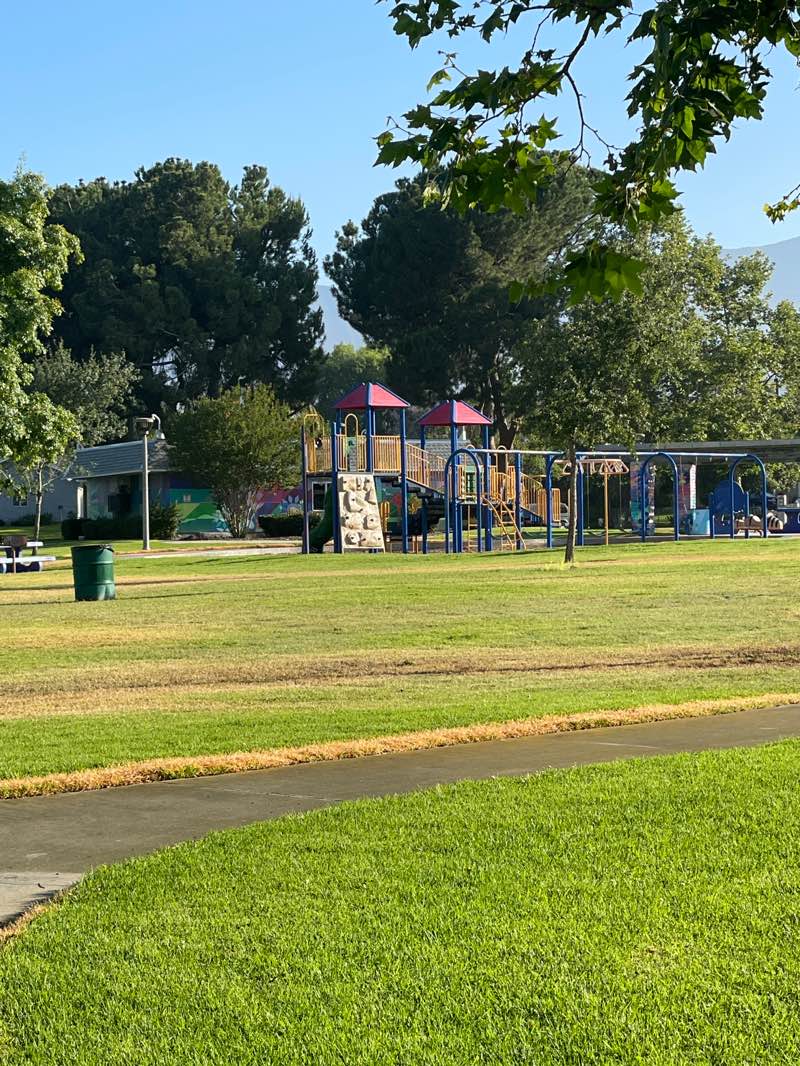 walking near me in Willie White Park in summer