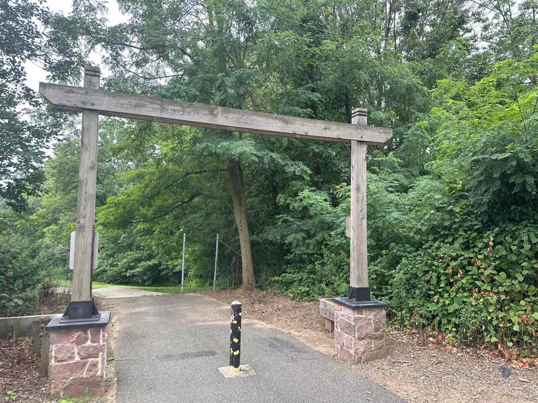 walking near me in Dudash Park in winter