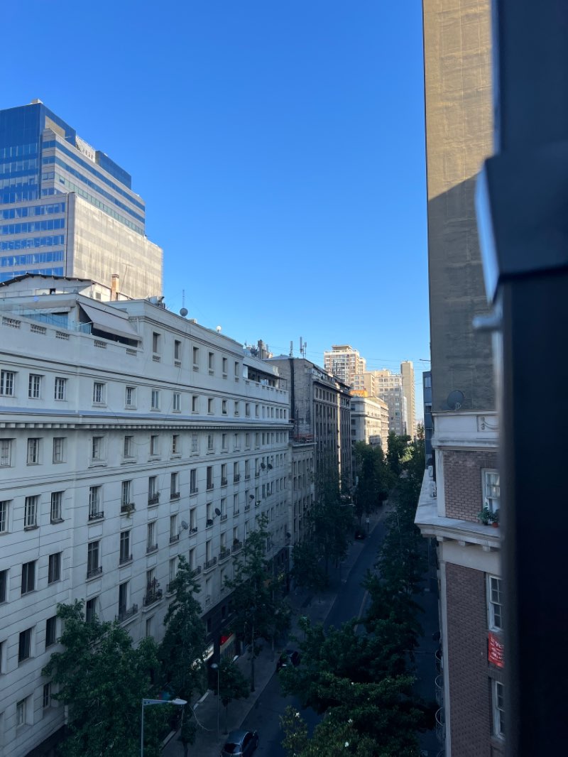 walking near me in Bandejón Central Alameda Bernardo O'Higgins in summer