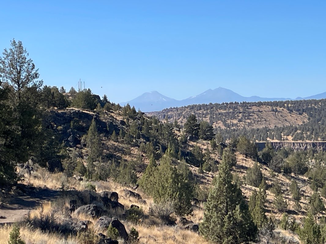 walking near me in The Cove Palisades State Park in winter