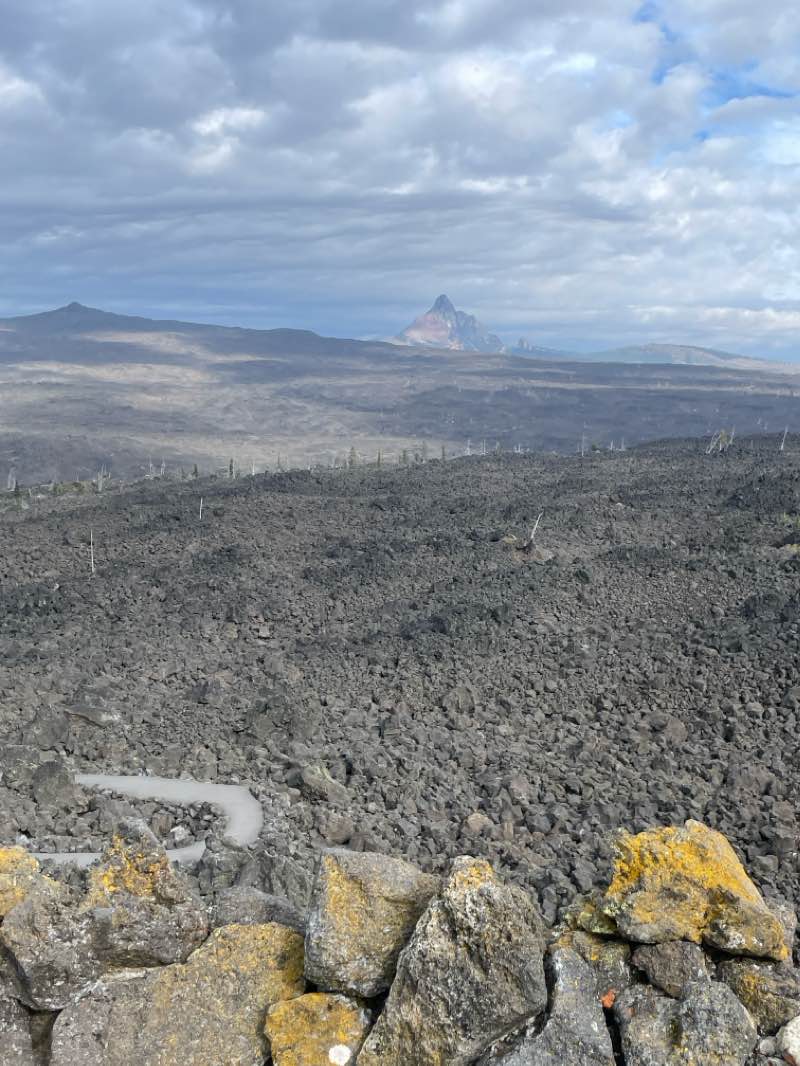walking near me in Three Sisters Wilderness in winter