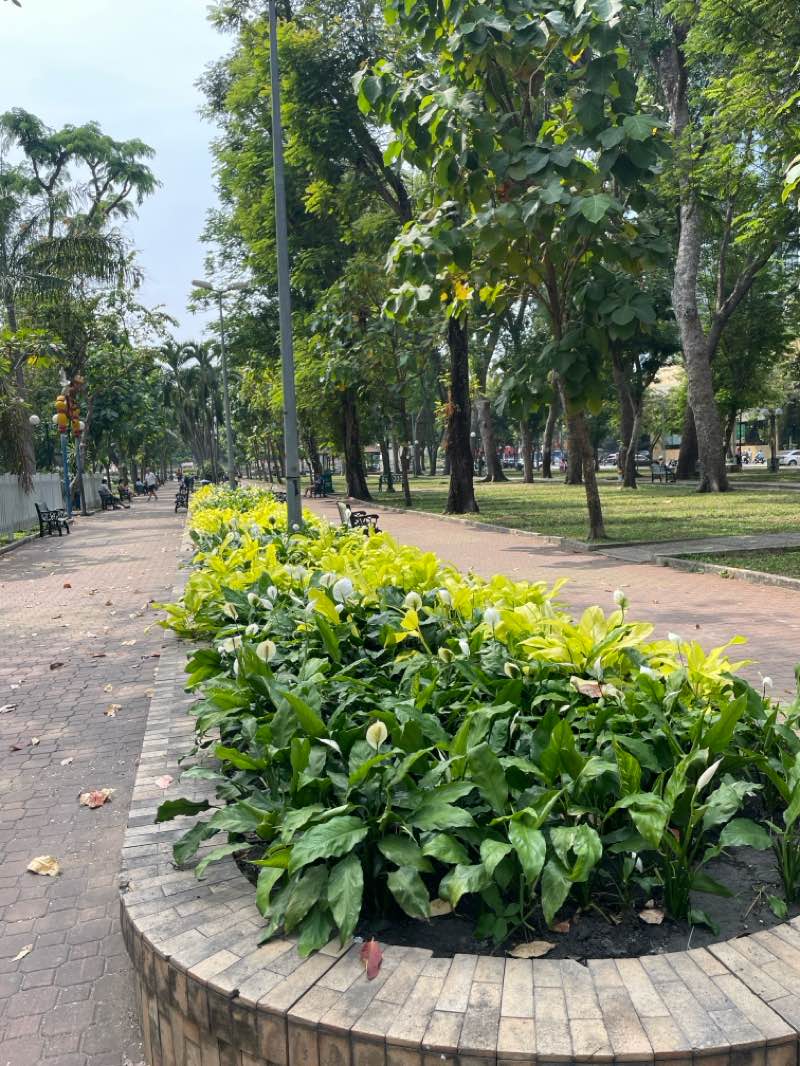 walking near me in September 23 Park in winter