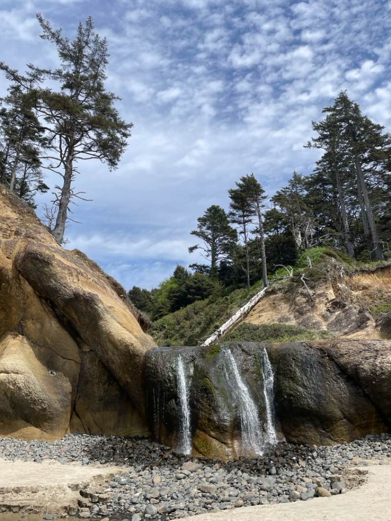 walking near me in Hug Point State Recreation Site in spring