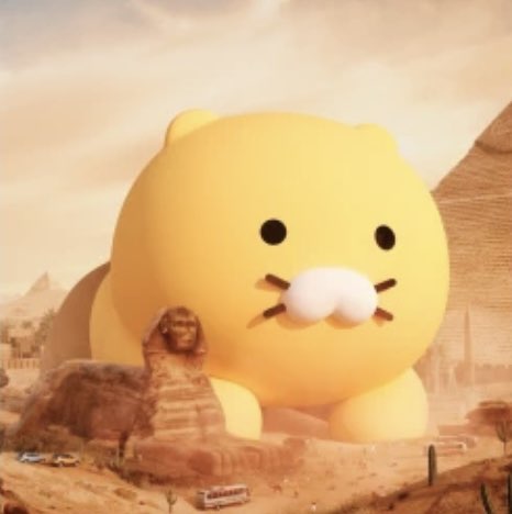 운동하는 춘식이