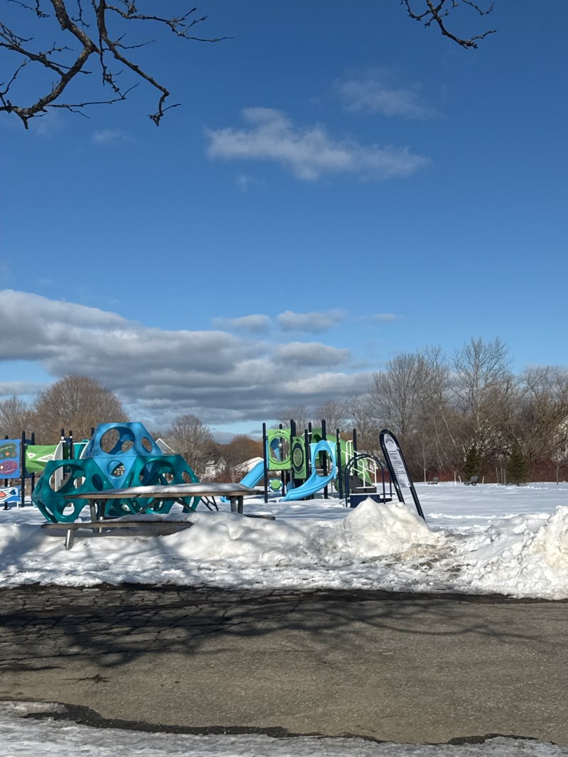 walking near me in McDougal Park in winter