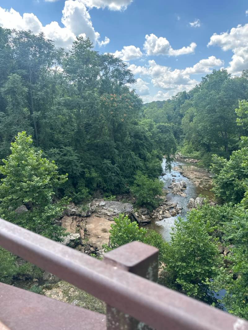 walking near me in Lake Fayetteville Park in summer