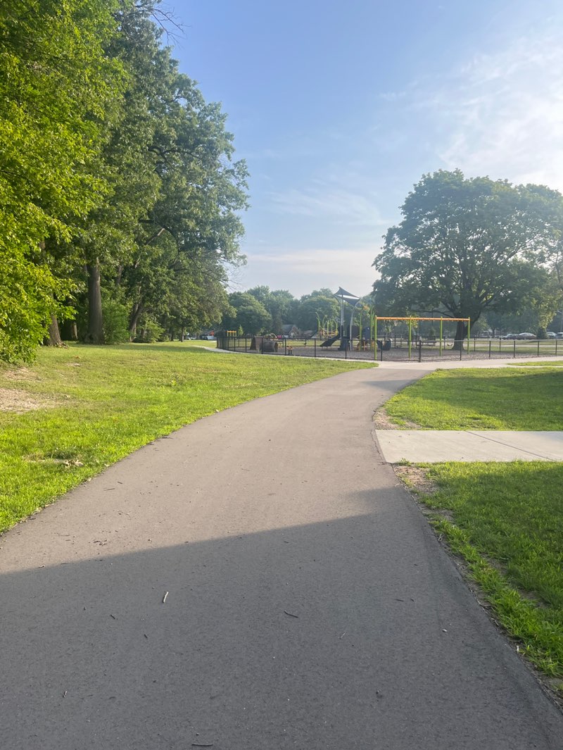 walking near me in Jackson Park in autumn