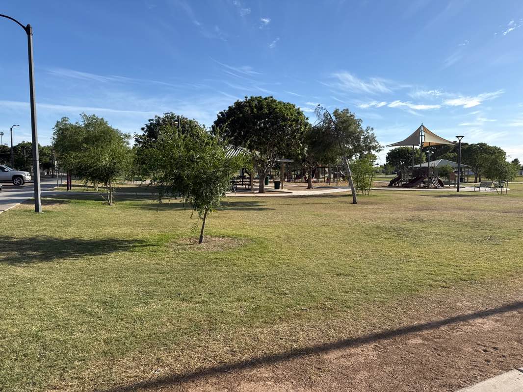 walking near me in El Oso Park in spring
