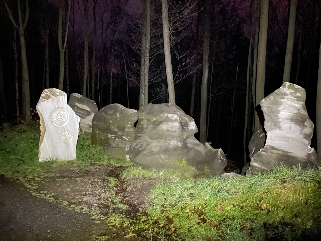 walking near me in Balneo-park in winter