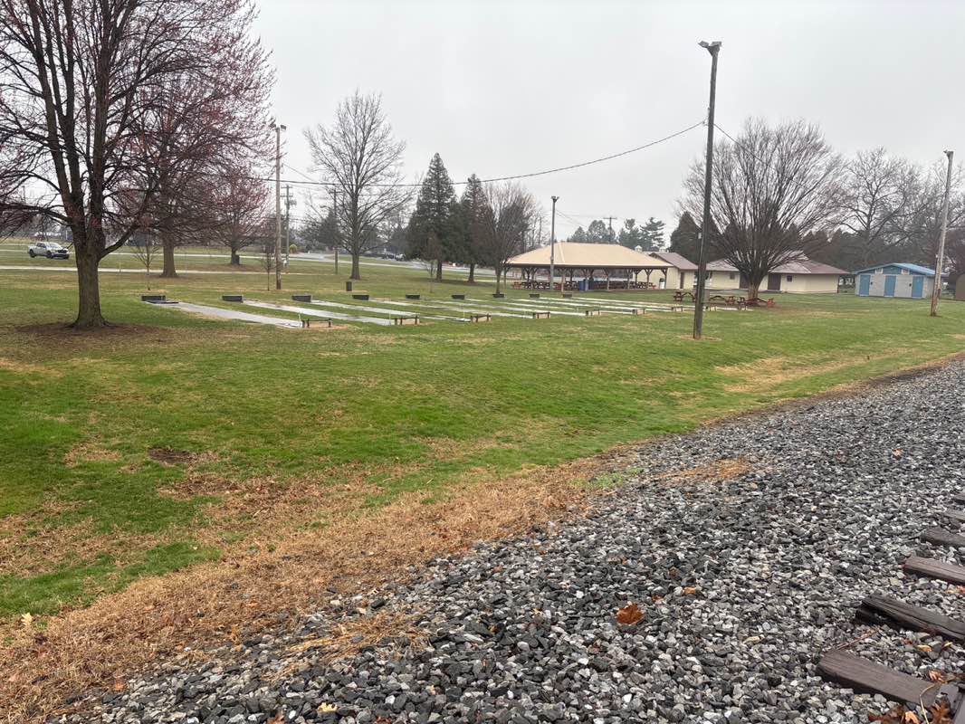 walking near me in New Holland Community Memorial Park in spring