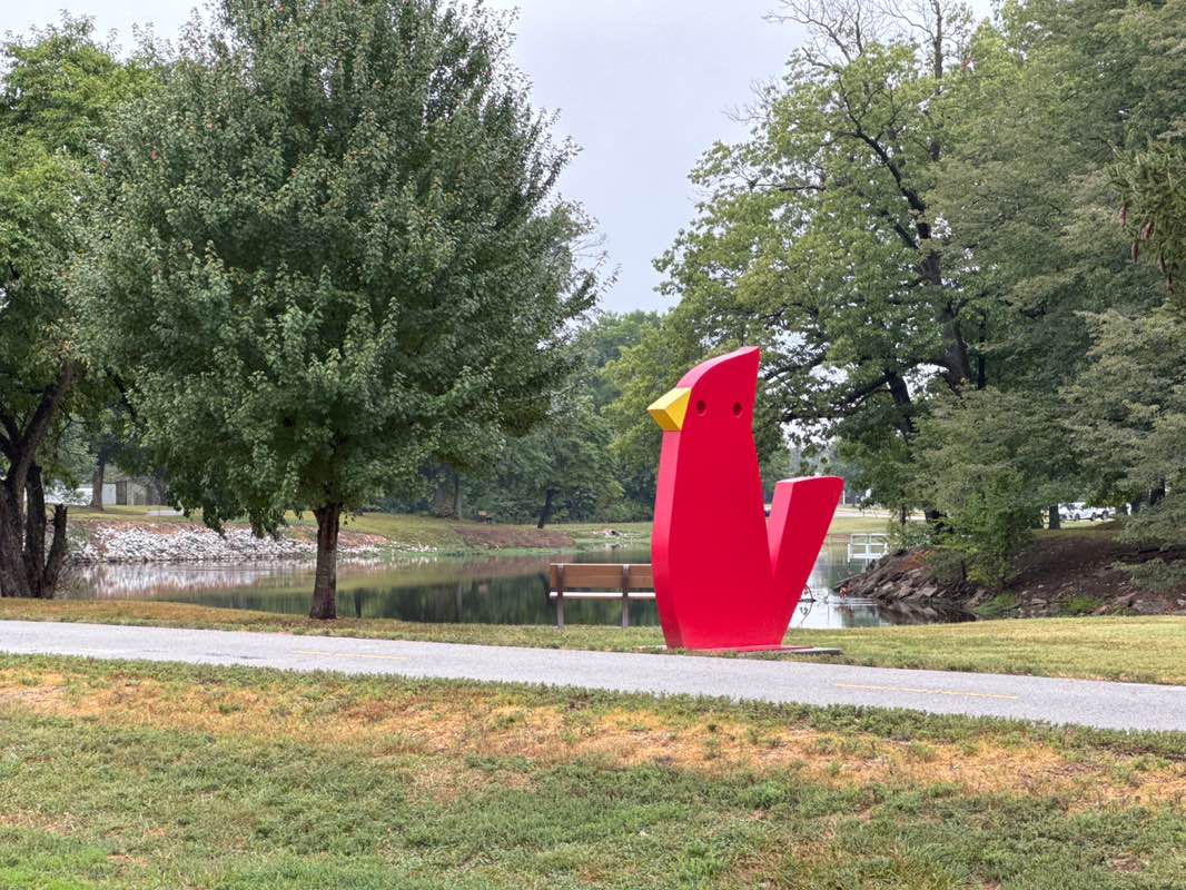 walking near me in Drost Park in autumn