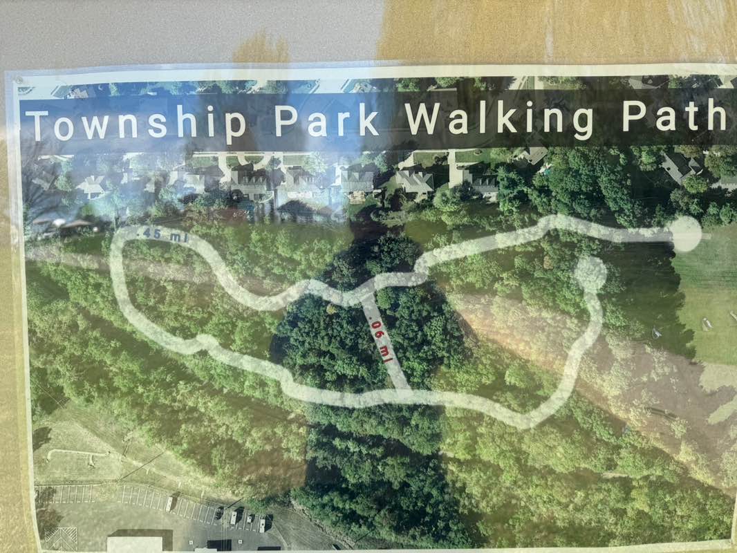 walking near me in Township Park in spring