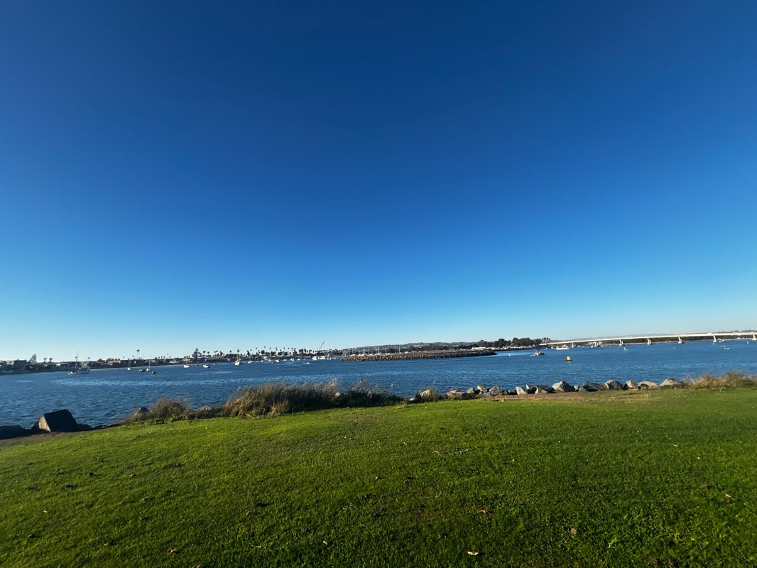 walking near me in Mission Point - Mission Bay Park in autumn