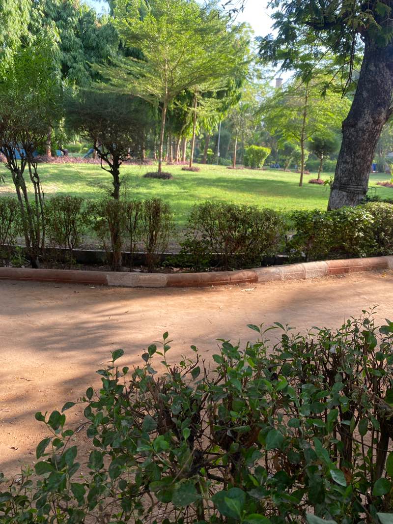 walking near me in Usmanpura Garden in spring