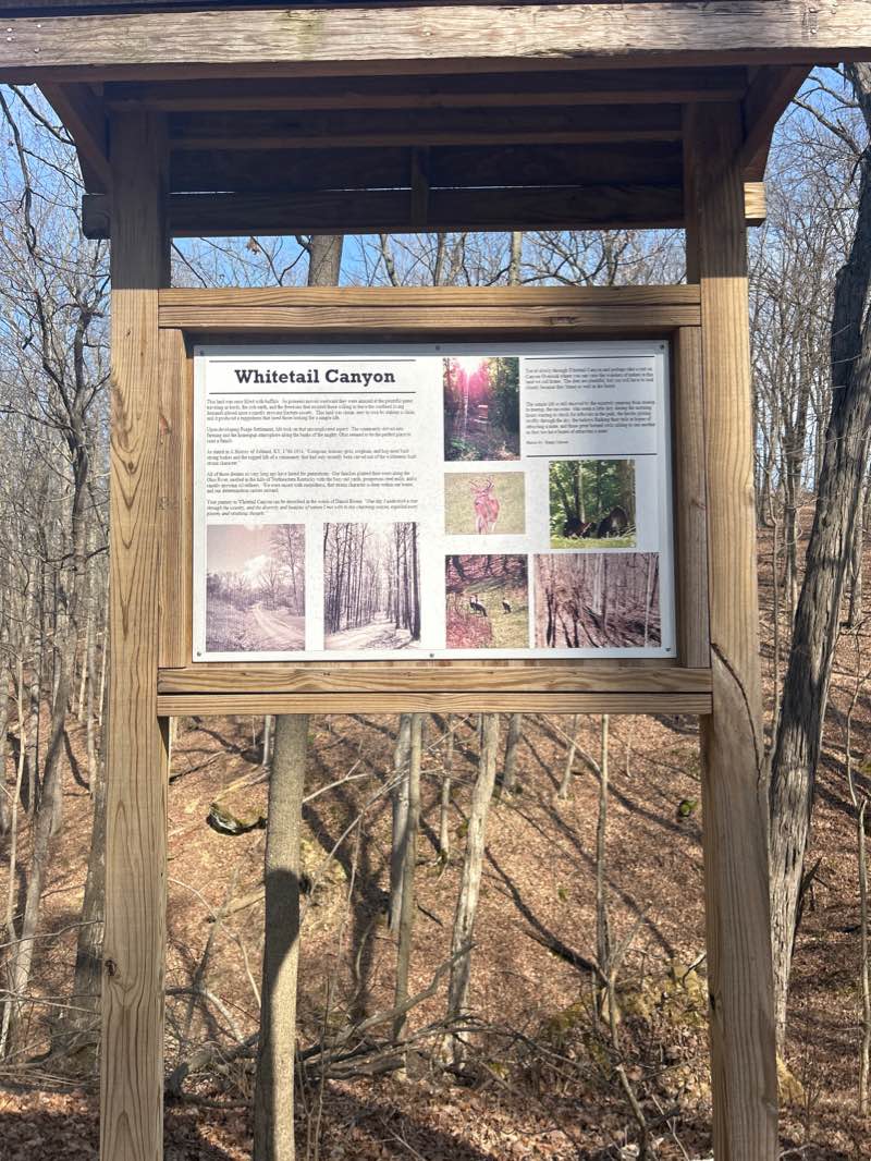 walking near me in Armco Park in winter