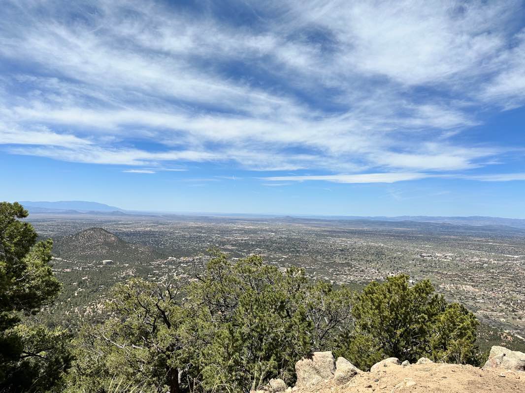 walking near me in Santa Fe National Forest in winter